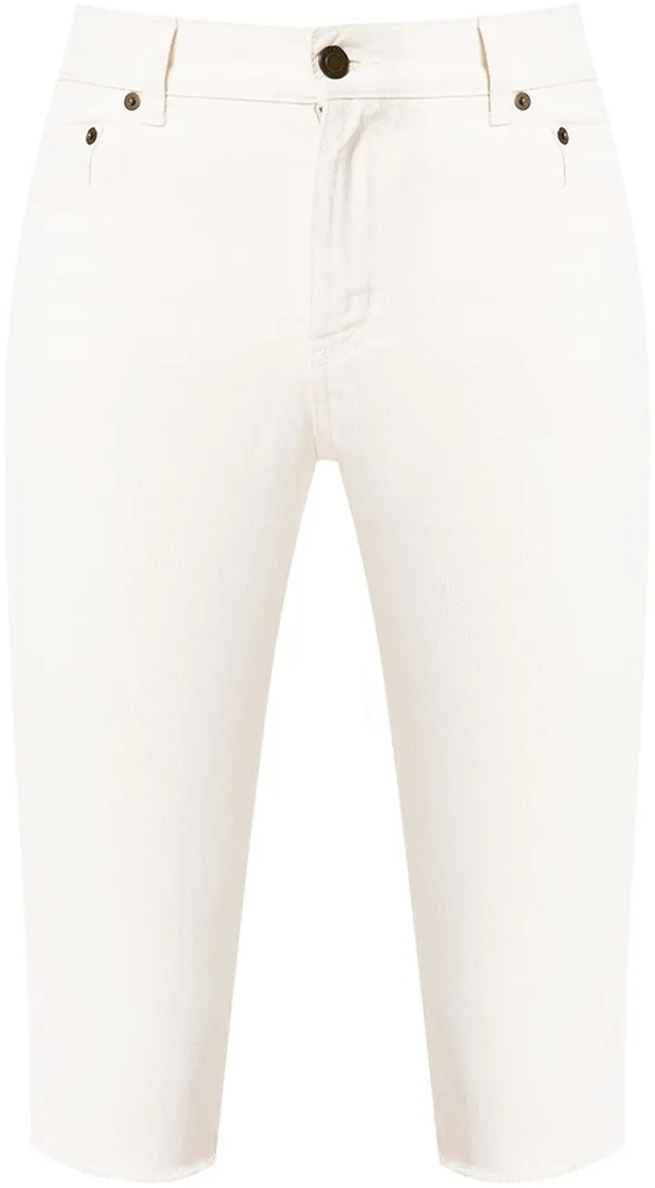 Mid-Rise Knee-Length Shorts
