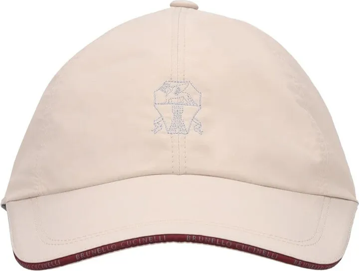 Embroidered logo baseball hat