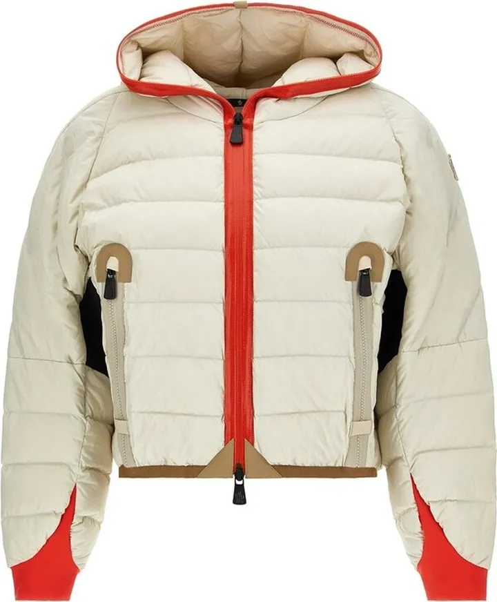 Moncler Enfant Logo Patch Hooded Jacket