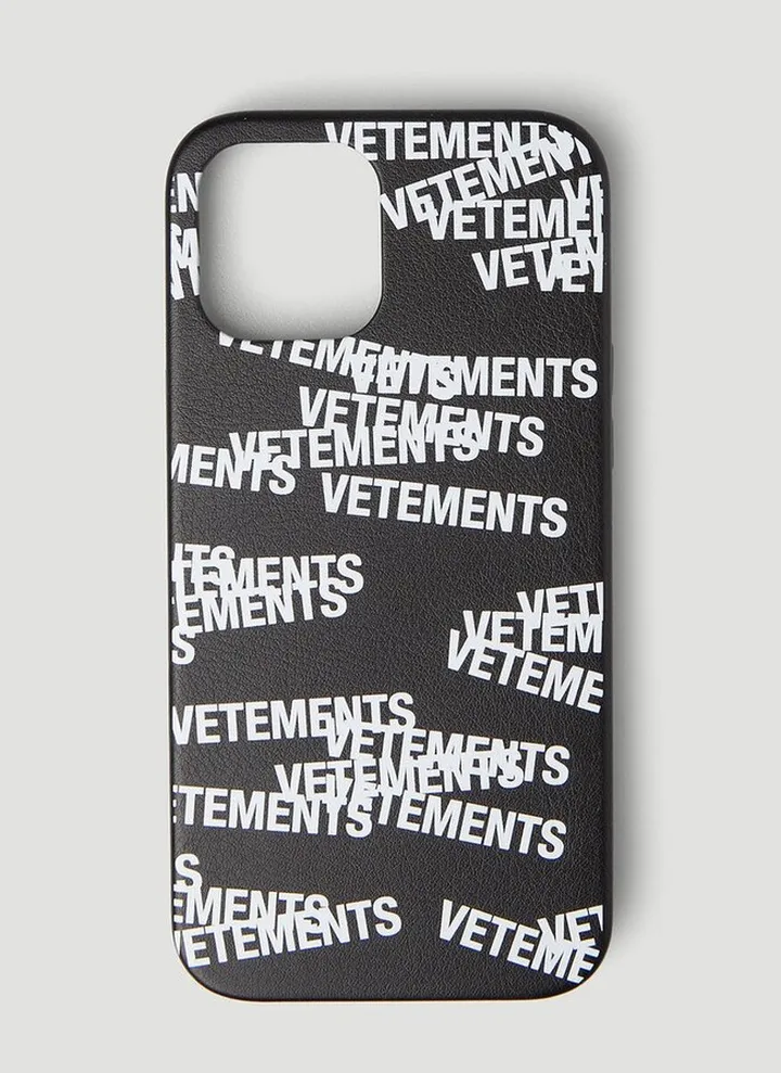 Vetements Logo Stamped iPhone 12 Pro Max Case