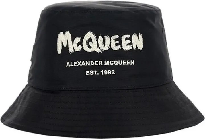 Alexander McQueen Graffiti Logo Bucket Hat
