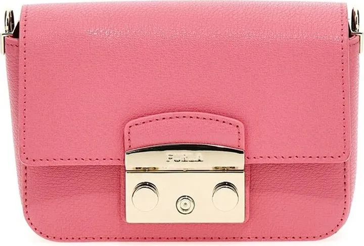 Furla Metropolis Logo Engraved Shoulder Bag