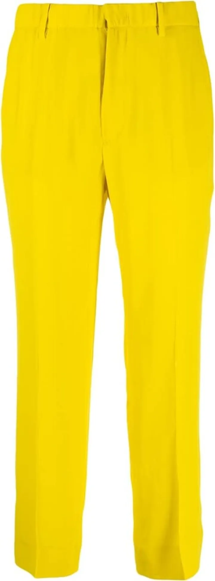 Tailored-Cut Straight Trousers