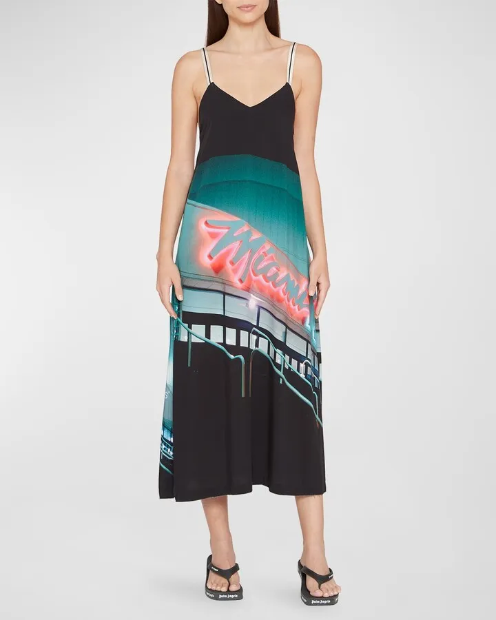 Getty Miami Midi Slip Dress