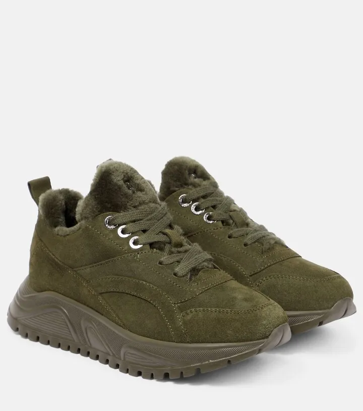 New Malaga suede platform sneakers