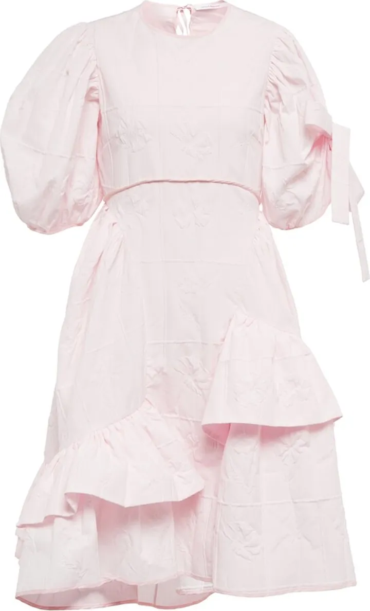 Danita cotton-blend midi dress