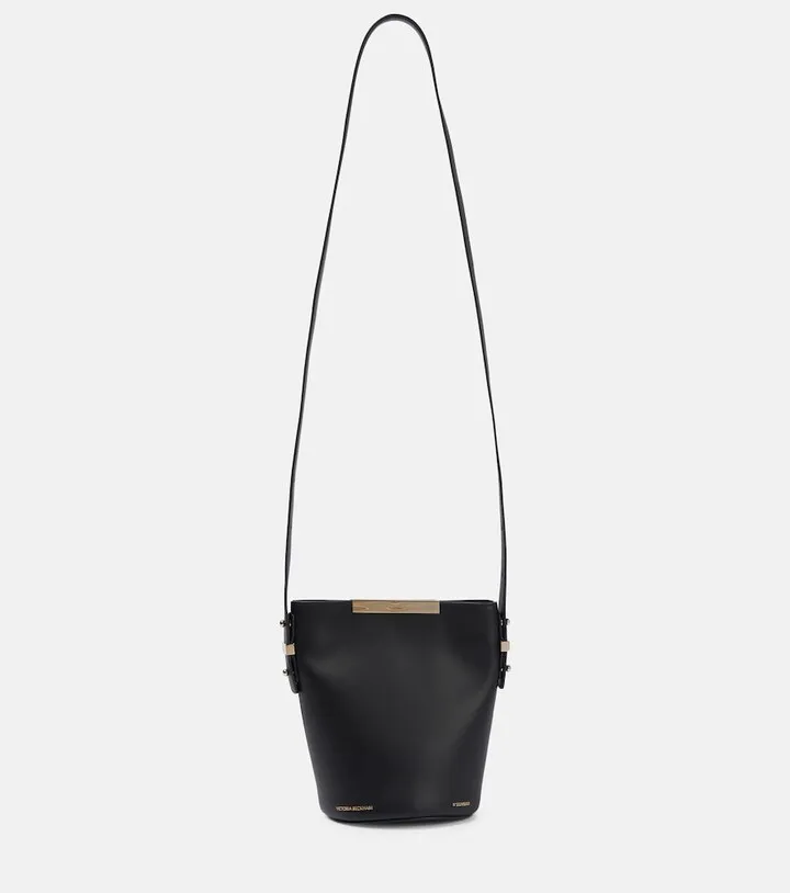 Bucket Mini leather crossbody bag