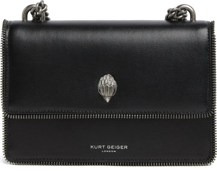 Shoreditch Small Leather & Genuine Calf Hair Shoulder Bag