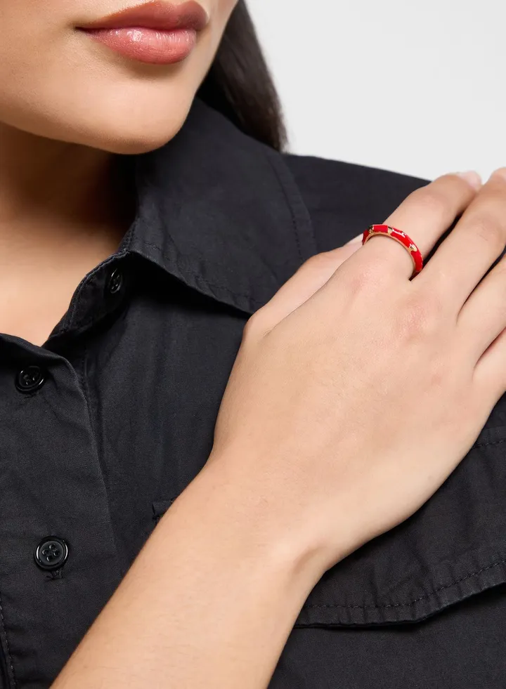 Quirky Heart Ring