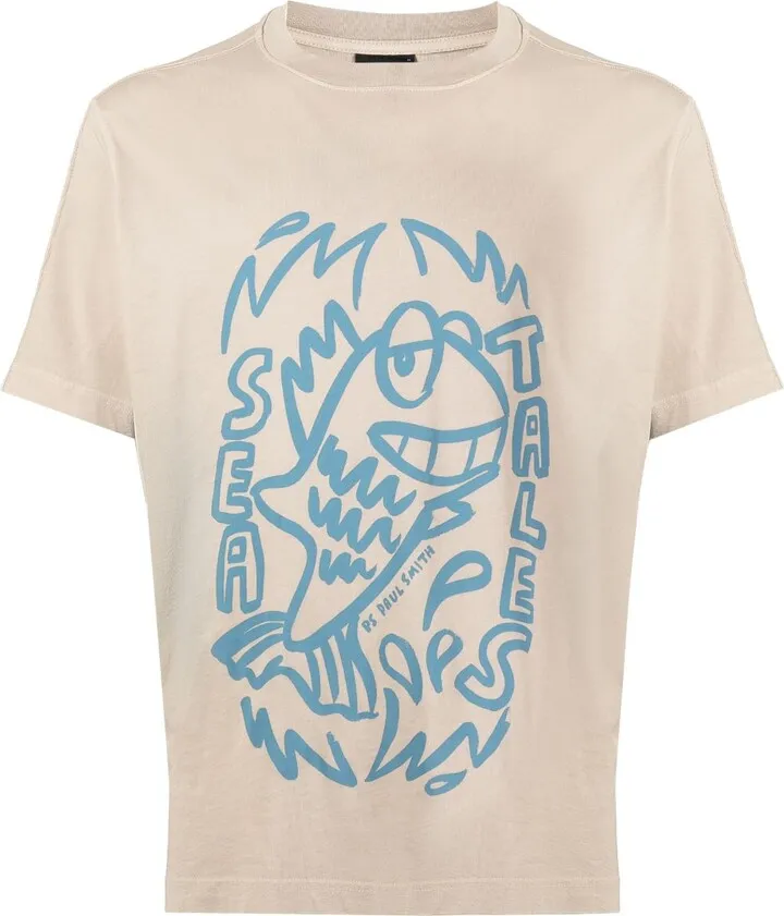 logo-print cotton T-shirt