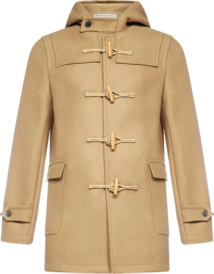 Saint Laurent Hooded Duffle Coat