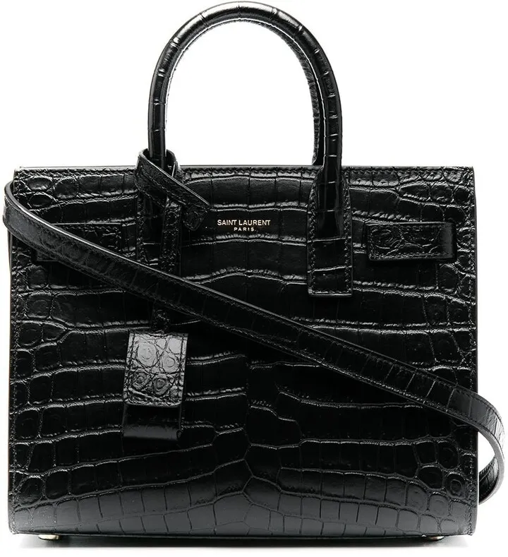 nano Sac De Jour crocodile-effect tote bag
