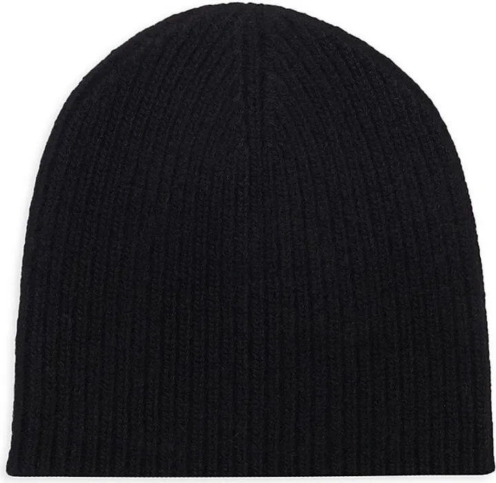 Ribbed Cashmere Beanie
