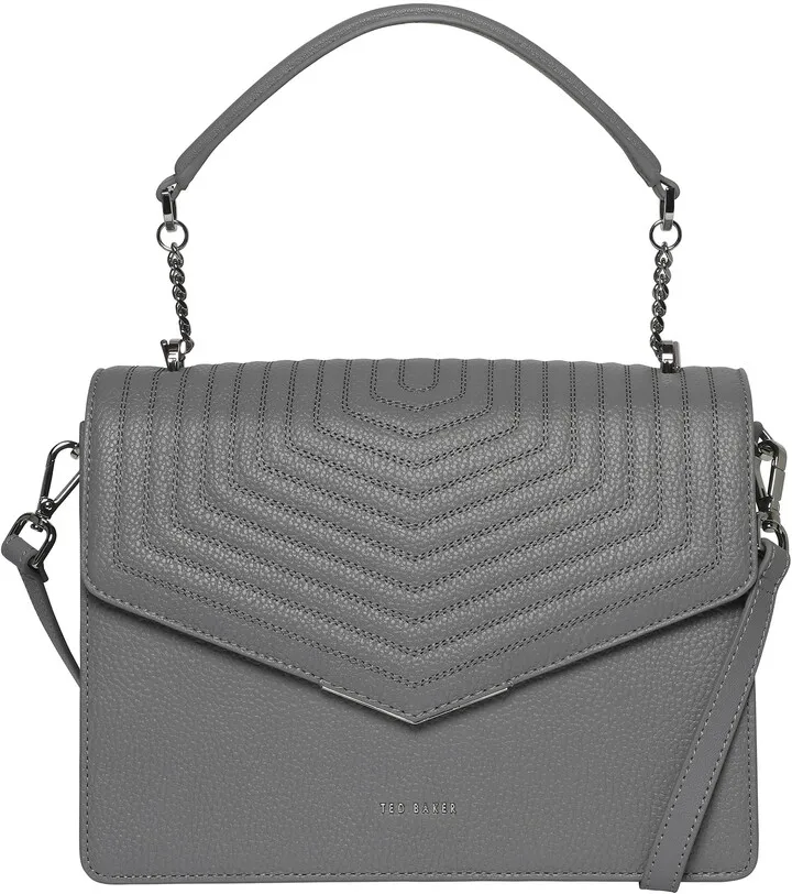 Brittni Top Handle Leather Envelope Bag