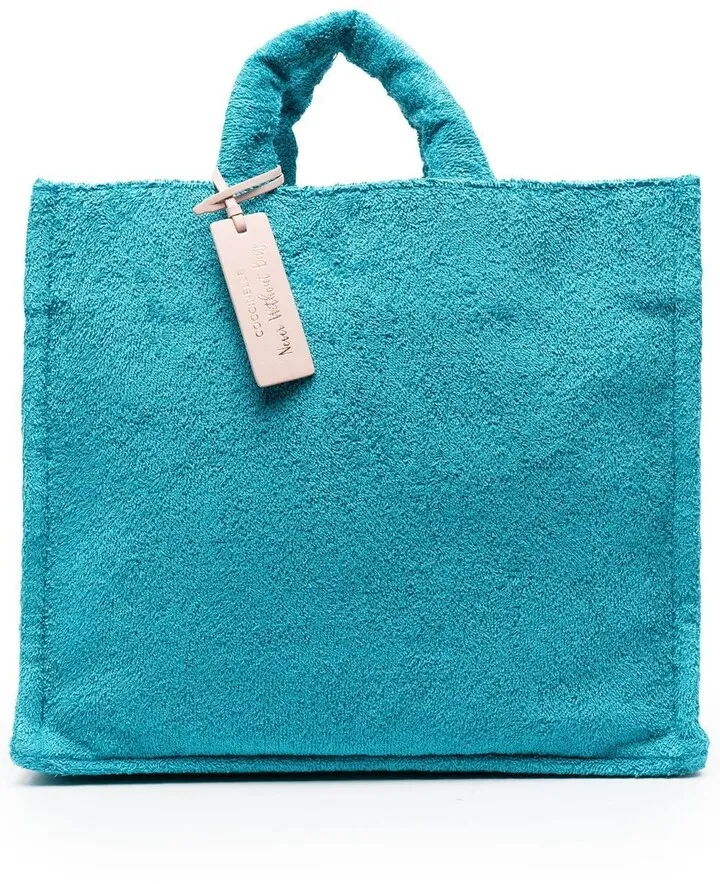 large textured Never Without tote bag