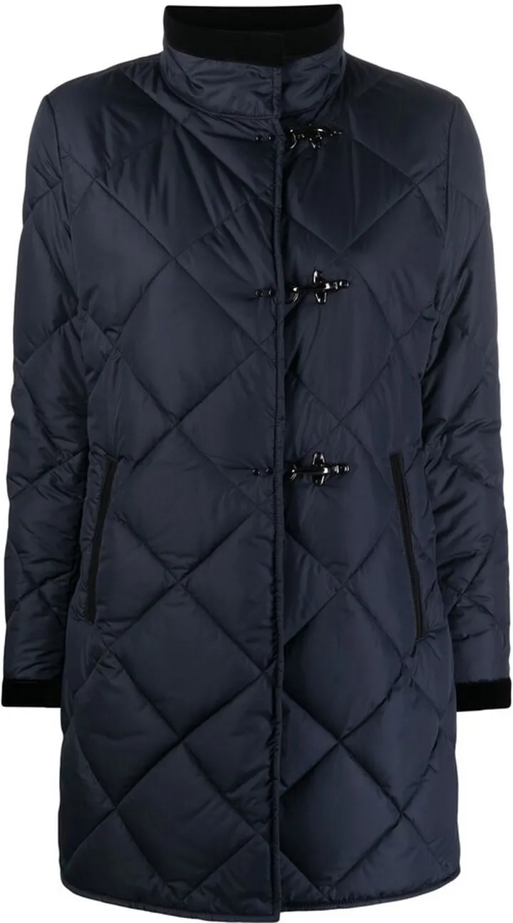 Stand-Up Collar Quilted Coat
