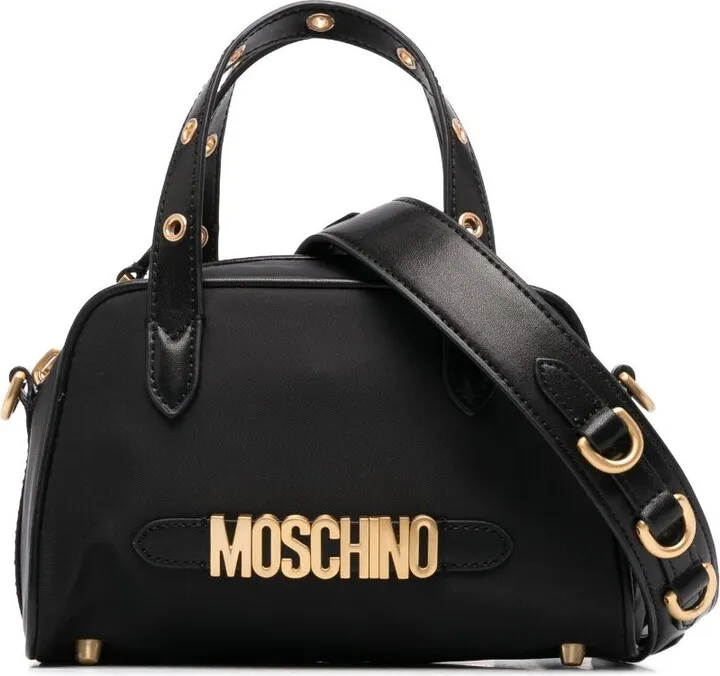 Logo-Plaque Detail Tote Bag