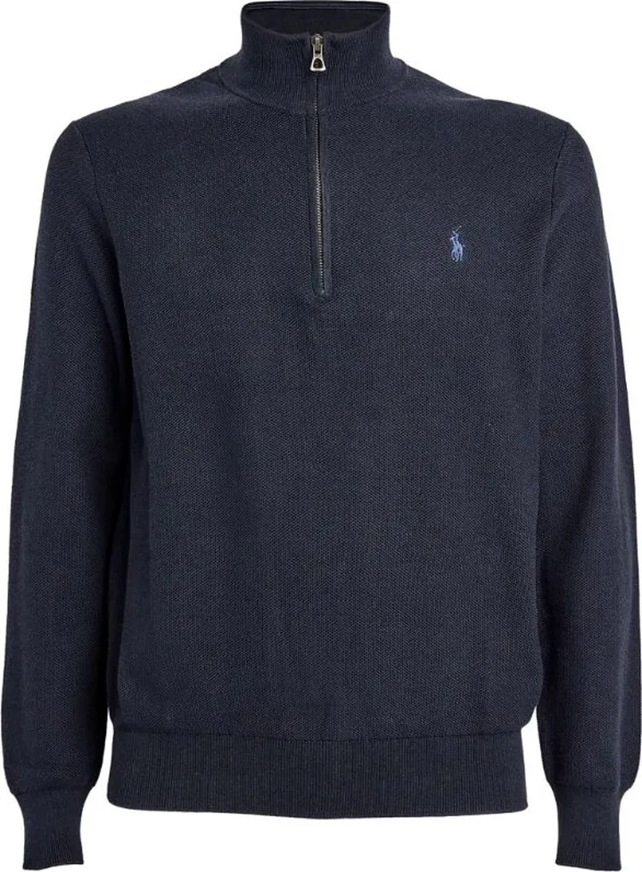 Polo Ralph Lauren Pima Cotton Half-Zip Sweater