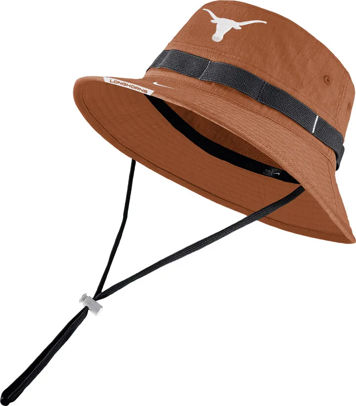 Nike Unisex College (Texas) Bucket Hat in Orange