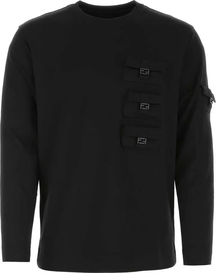 Fendi FF Buckle Jersey T-Shirt