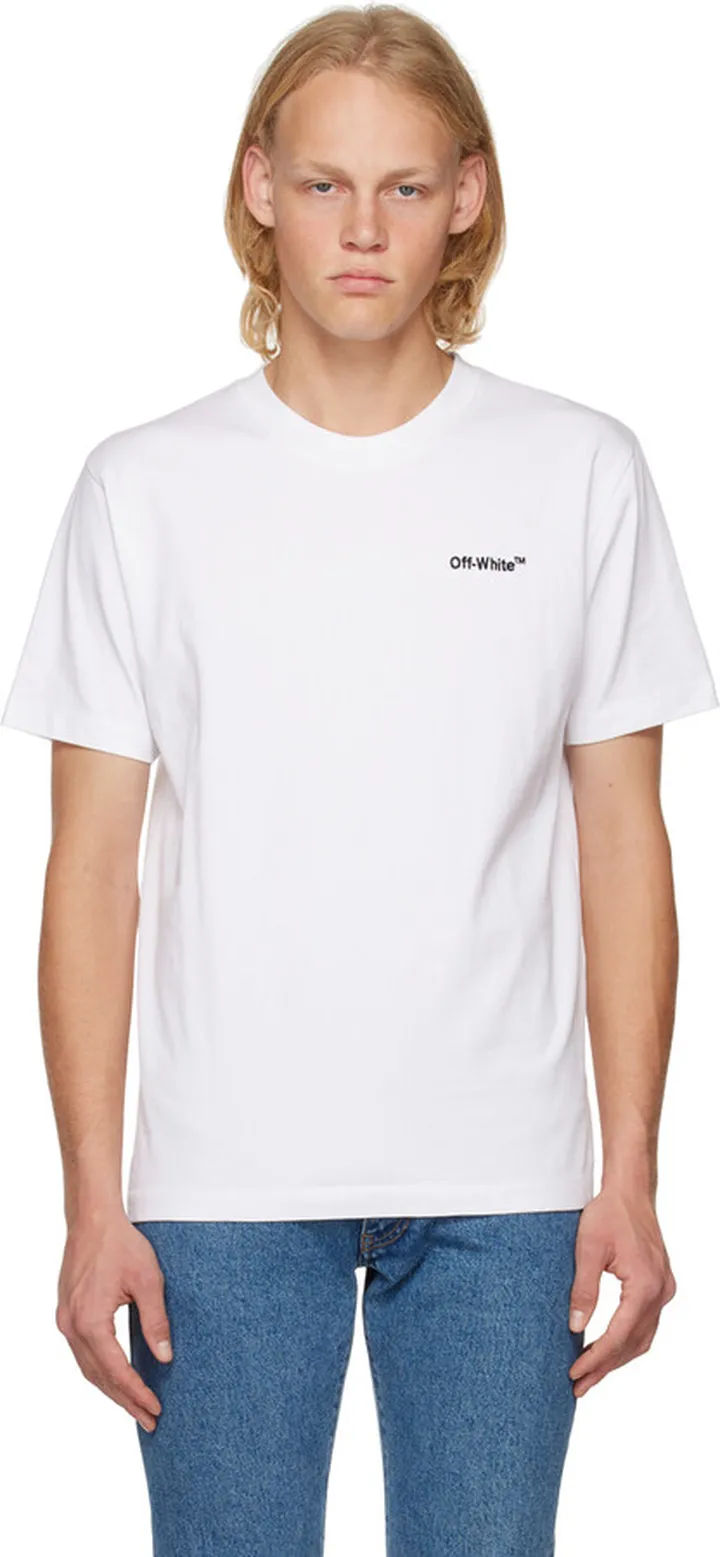 Off-White White Helvetica T-Shirt