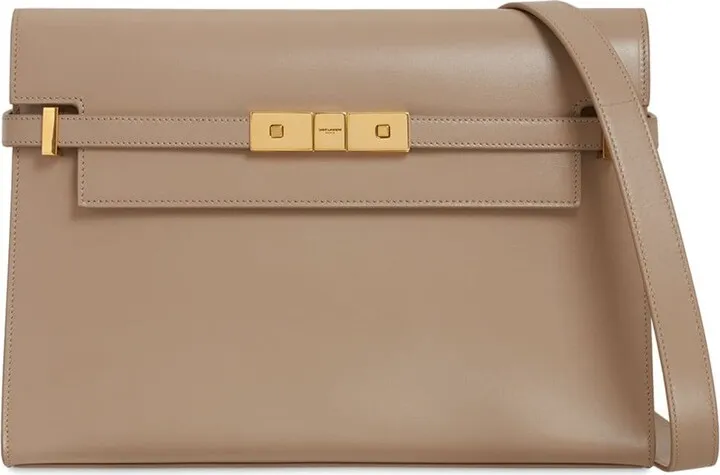 Manhattan box leather bag