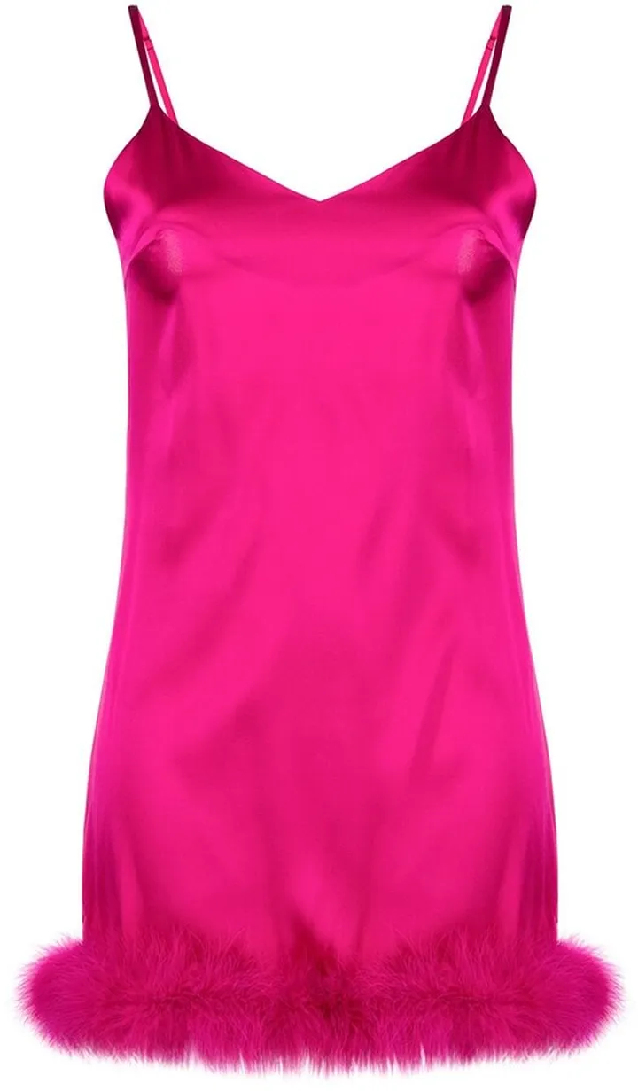 Kitty silk slip dress