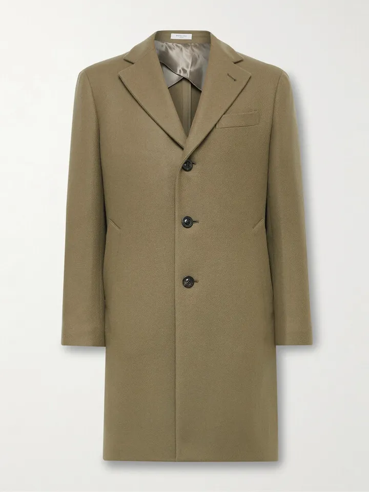 Virgin Wool-Blend Coat