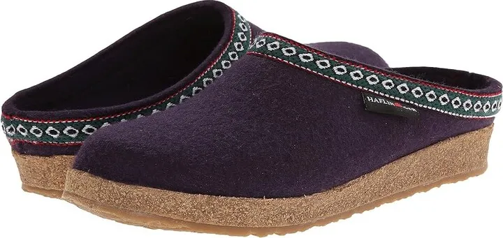 Haflinger GZ Classic Grizzly (Lavender Purple) Clog Shoes