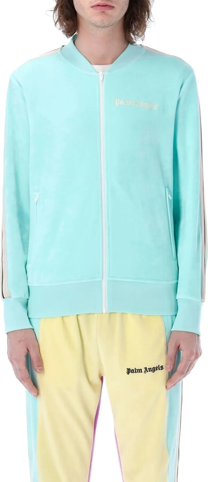 Chenille Bomber Track Jacket