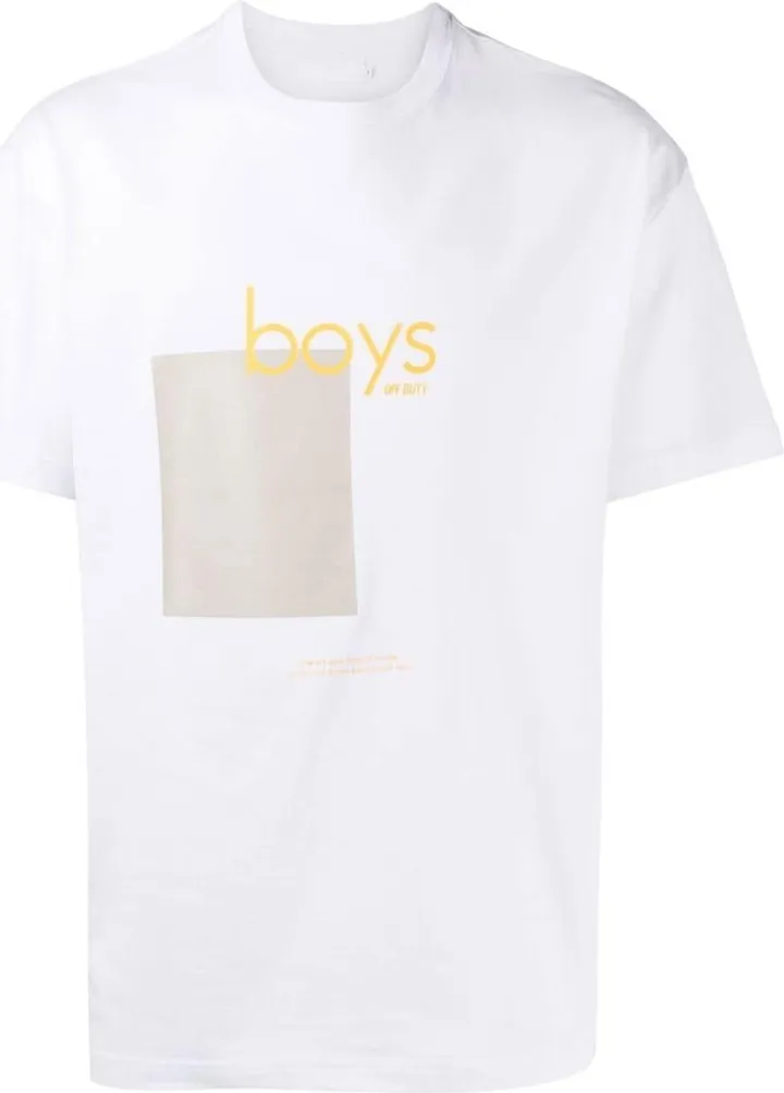 Boys logo-print T-shirt