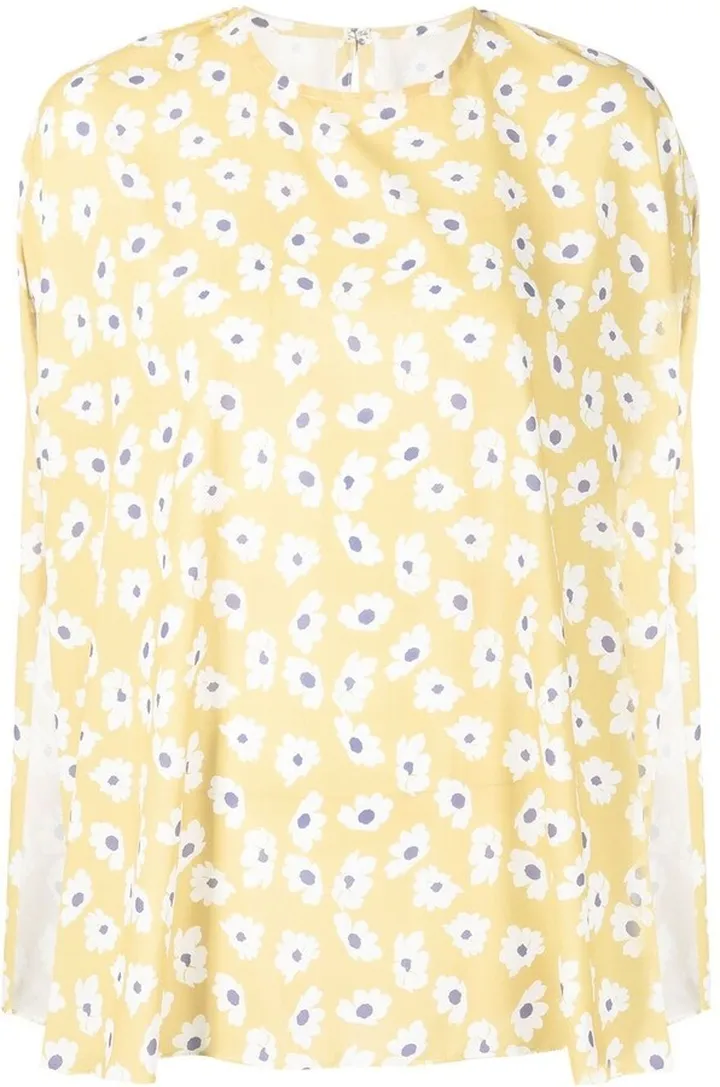 Daisy-Print Tunic Top