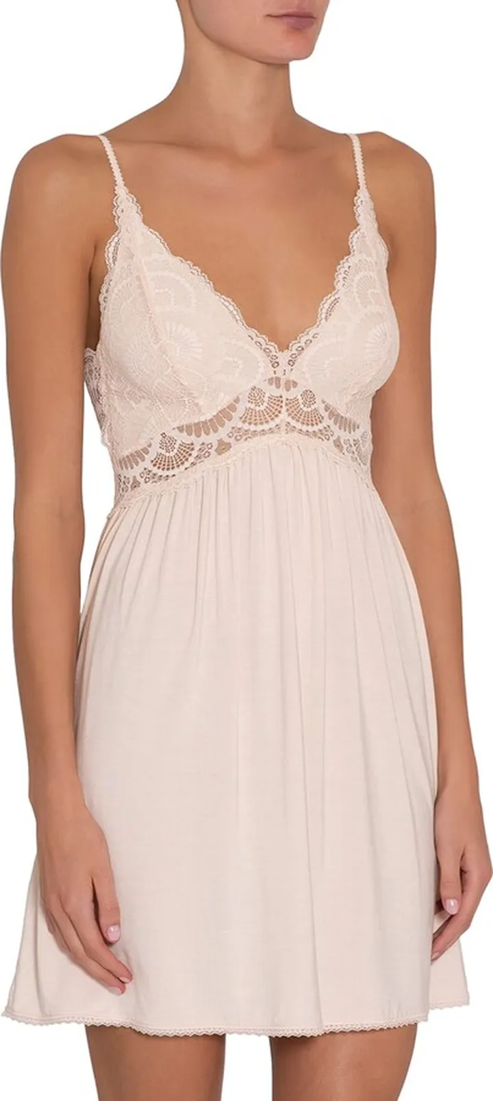 Marianna Mademoiselle Lace-Trim Chemise