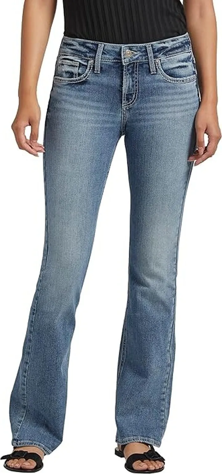 Silver Jeans Co. Suki Mid-Rise Bootcut Jeans L93719EKC297 (Indigo) Women's Jeans
