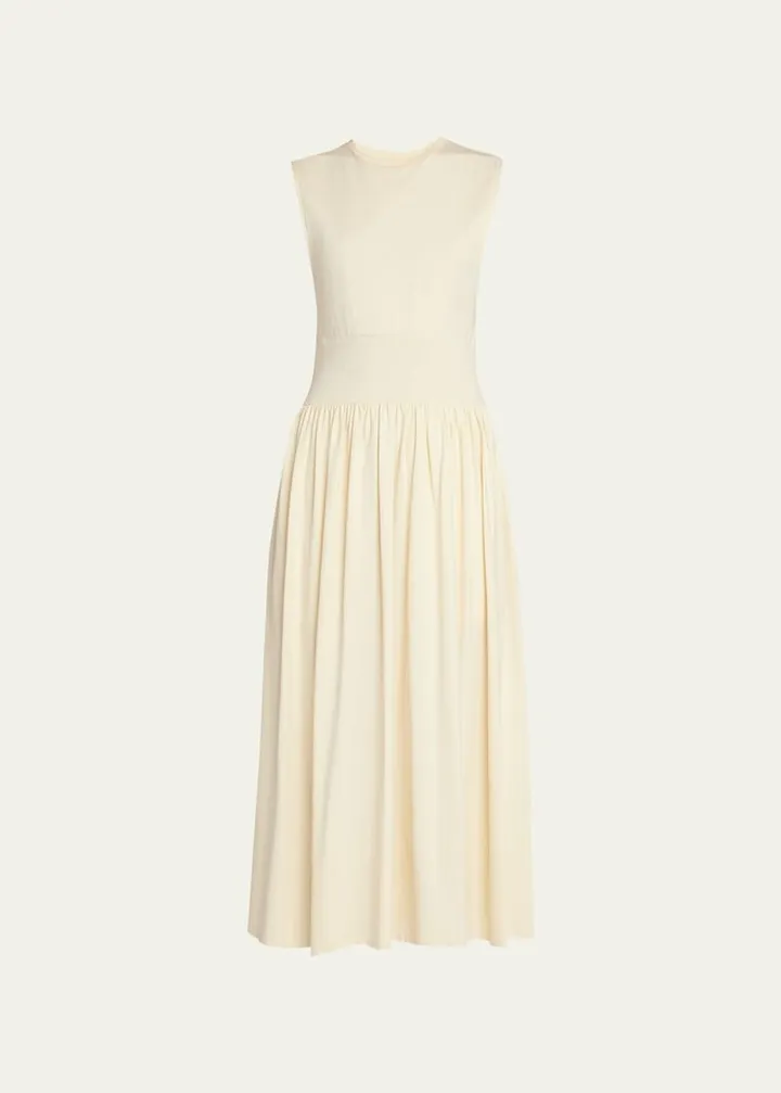 Sleeveless Cotton Tee Dress