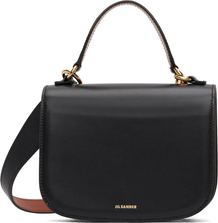 Jil Sander Black Small Halo Crossbody Bag