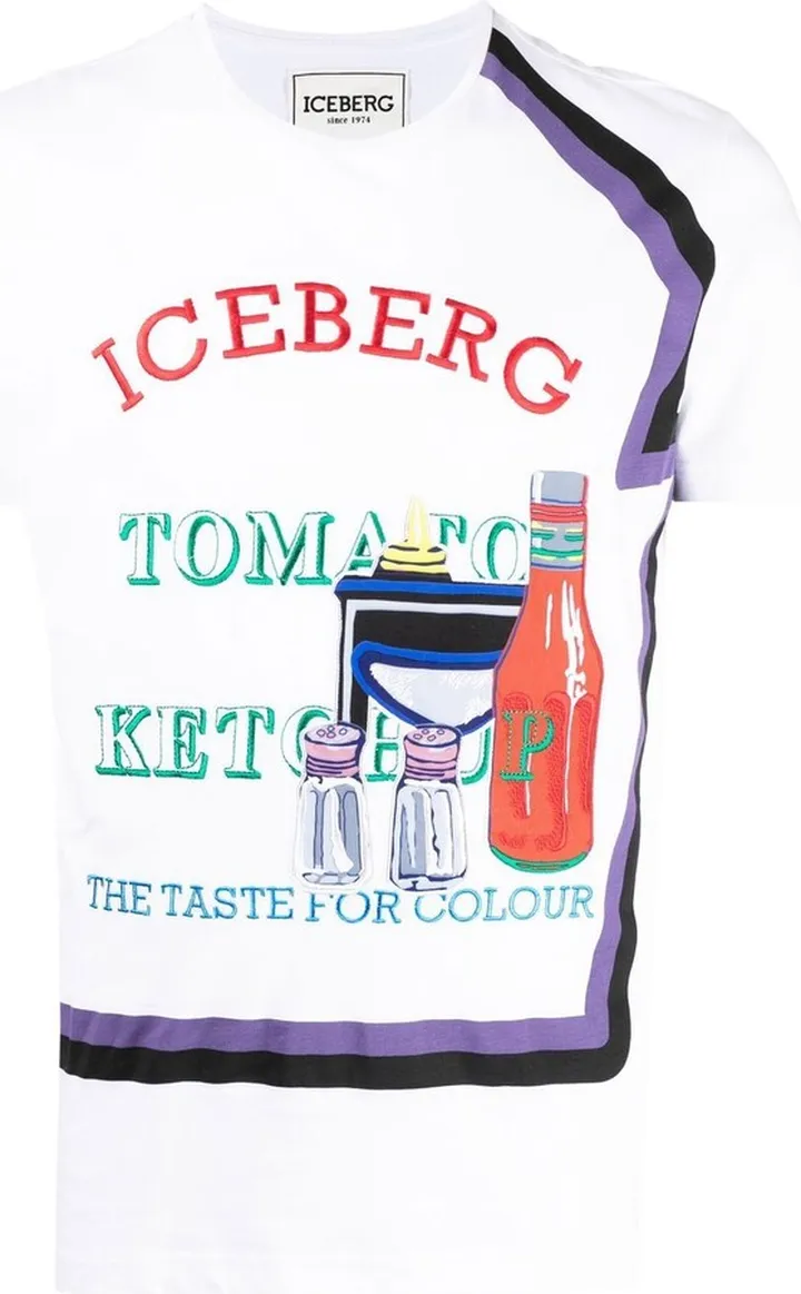 graphic-print short-sleeved T-shirt