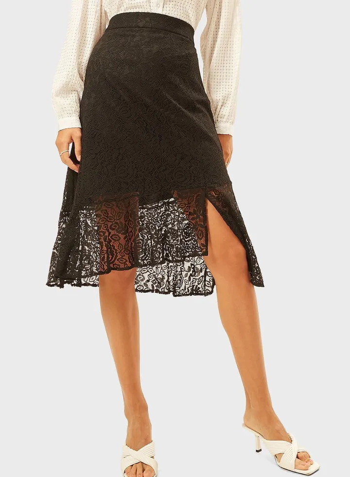 Lace Detail Skirt