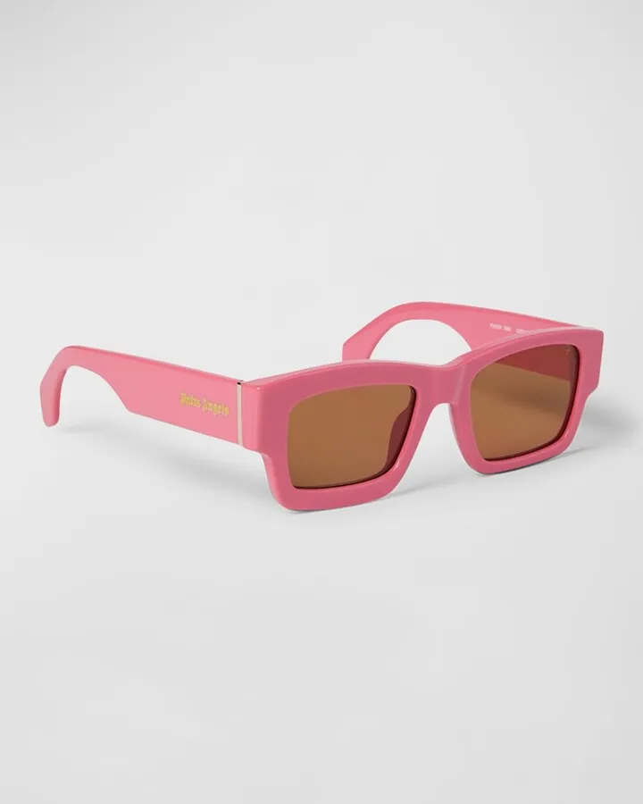 Murray Pink Square Acetate Sunglasses