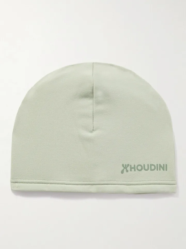 Power Logo-Print Stretch-Fleece Ski Beanie