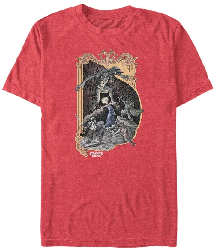 Men's Stranger Things Stranger Dungeons and Dragons Short Sleeve T-shirt
