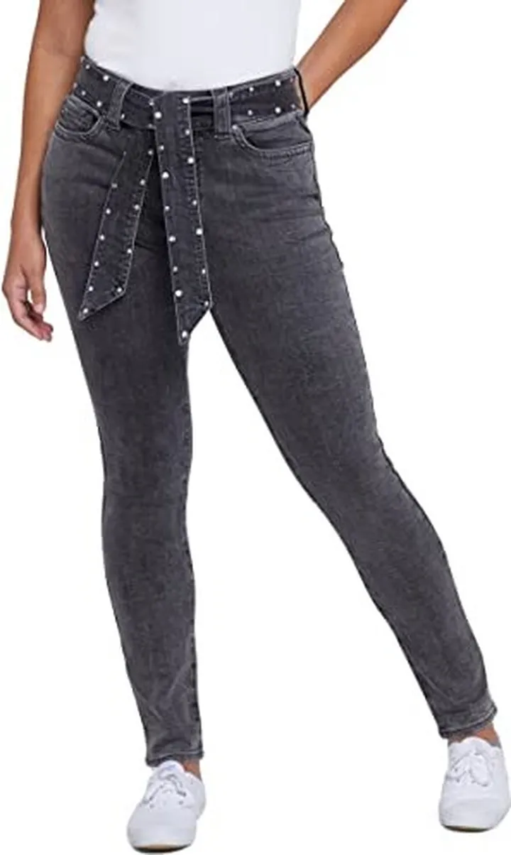 Seven7 Women's Misses Mid Rise Starlette Skinny
