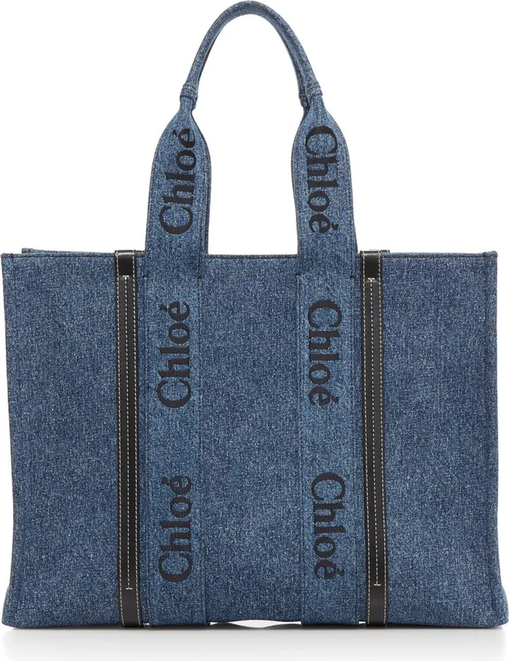 Women's Woody Denim Tote Bag