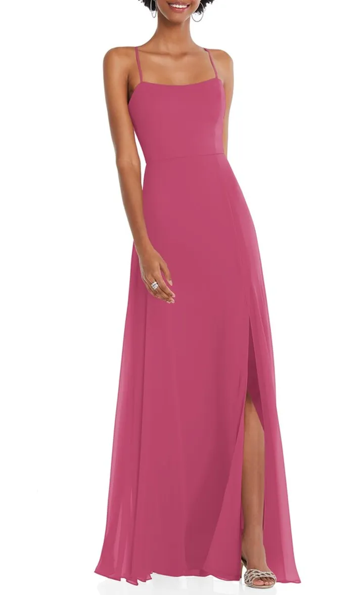 Convertible Tie Evening Gown