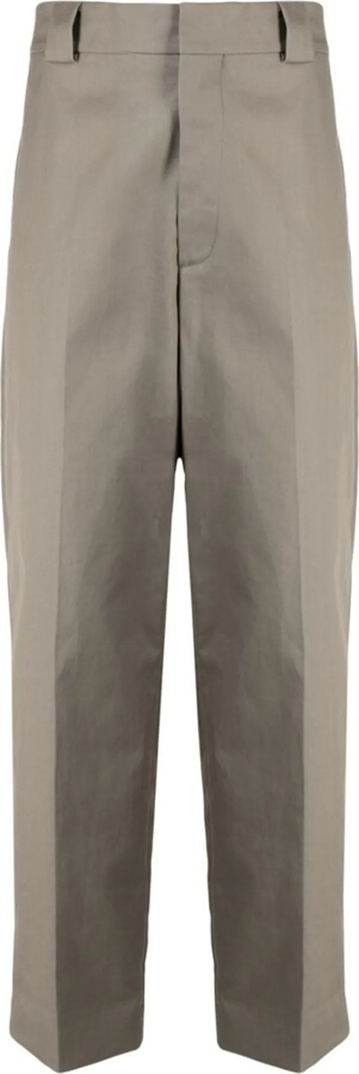 Mid-Rise Wide-Leg Trousers