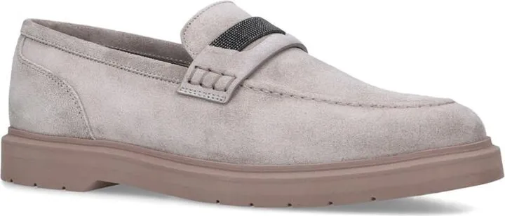 Brunello Cucinelli Leather Monoli Loafers