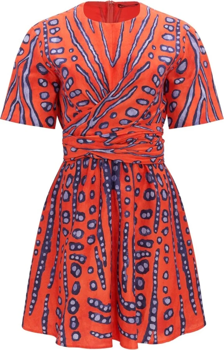 Dalila abstract-print mini dress