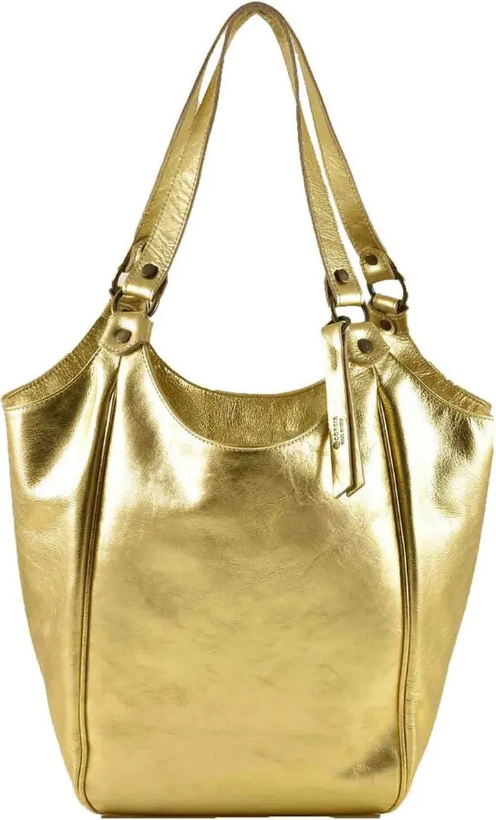 Women's Gold Handbag