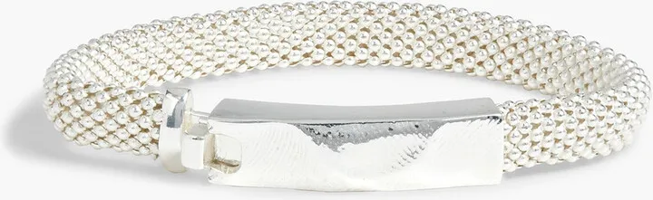Silver-plated bracelet