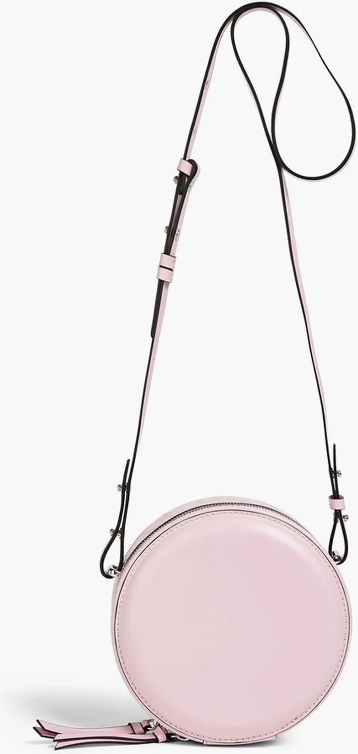 Leather shoulder bag